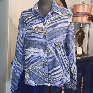 Karen Hart raw edge jacket